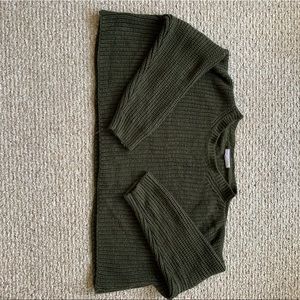 Cropped Knit Sweater
